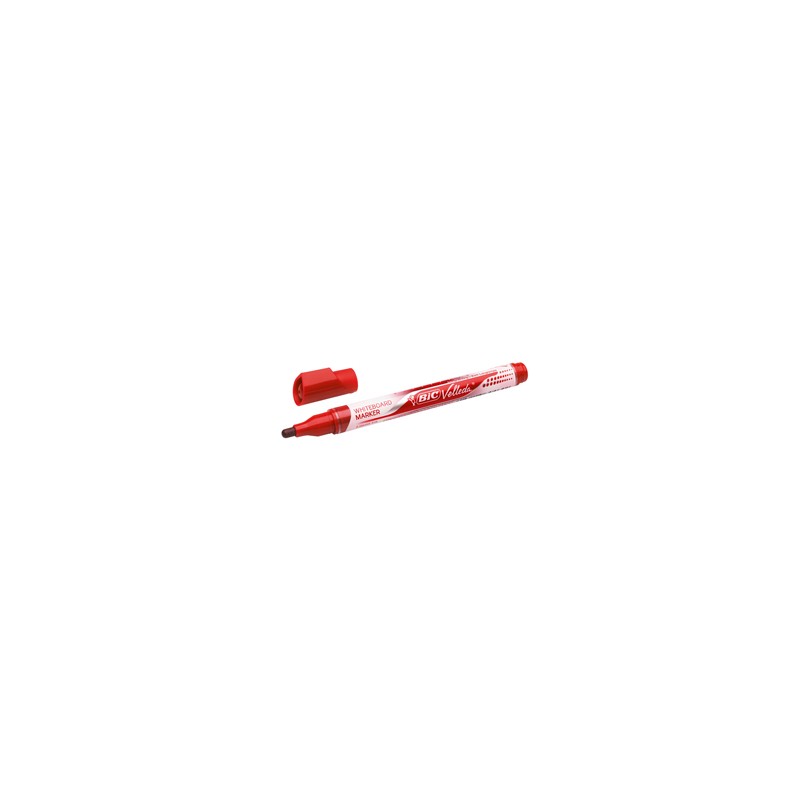 MARCATORI P.TONDA Whiteboard VELLEDAÂ® Liquid Ink Pocket BICÂ® ROSSO