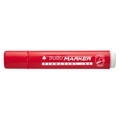 MARCATORE TRATTO MARKER ROSSO P.TONDA