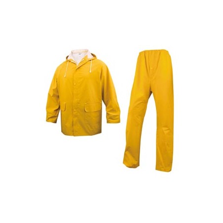 COMPLETO IMPERMEABILE EN304 Tg. L giallo (giacca+pantalone)