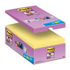 VALUE PACK 14+2 BLOCCO 90fg Post-itÂ® Super Sticky Giallo Canaryâ„¢ 76x127mm