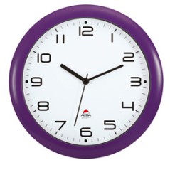 OROLOGIO DA PARETE HORNEW Ã˜30cm VIOLA Alba