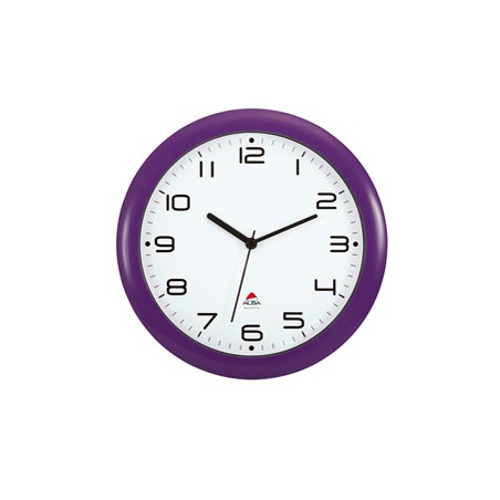 OROLOGIO DA PARETE HORNEW Ã˜30cm VIOLA Alba