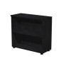 MOBILE BASSO A GIORNO 80X35cm H72cm NERO VENATO - EASY