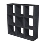 LIBRERIA 9 CASELLE 104x29,2cm-H103,9cm NERO VENATO - RAINBOW