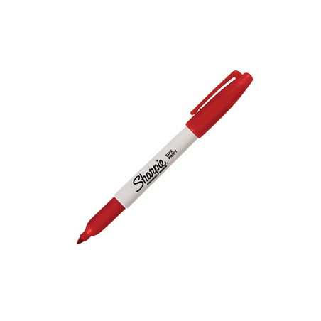 MARCATORE SHARPIE ROSSO PERMANENTE P.FINE