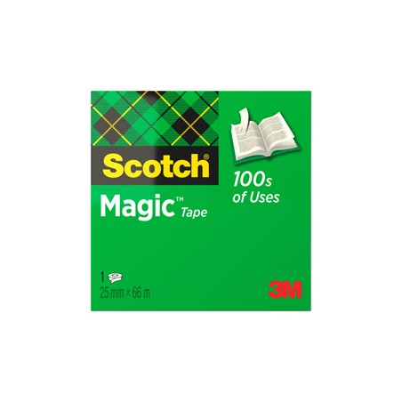 Nastro adesivo ScotchÂ® Magicâ„¢ 810-2566 25mmx66mt invisibile permanente