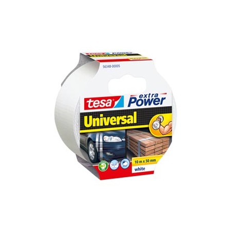 NASTRO ADESIVO 10mtx50mm BIANCO tesaÂ® Extra Power Universal