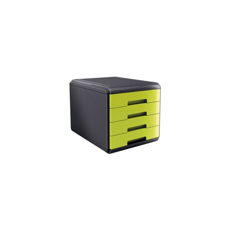 Cassettiera 4 cassetti 45mm MyDesk verde ARDA