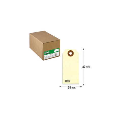 1000 ETICHETTE PER SPEDIZIONI 80X38mm 80052 LEBEZ