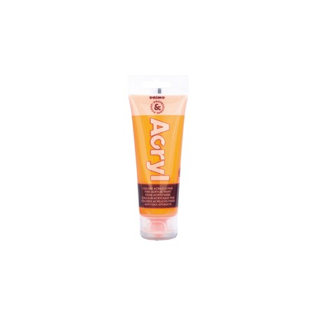 COLORE ACRILICO FINE tubo da 75ml ARANCIONE FLUO