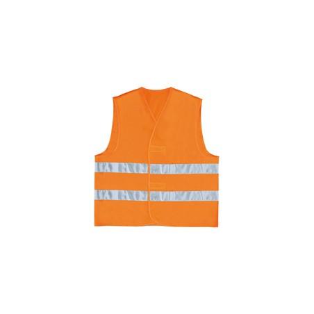 GILET ALTA VISIBILITA' ARANCIO FLUO Tg. L