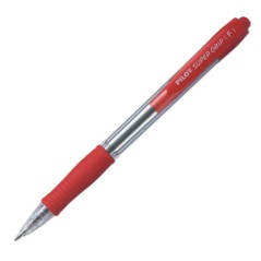 PENNA SFERA SCATTO SUPER GRIP ROSSO FINE 0.7MM PILOT