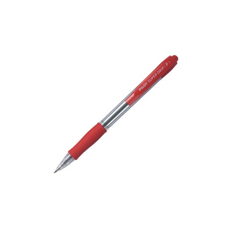 PENNA SFERA SCATTO SUPER GRIP ROSSO FINE 0.7MM PILOT