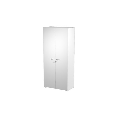 ARMADIO MODULARE A 2 ANTE ALTE 90x45,8cm - H200cm BIANCO