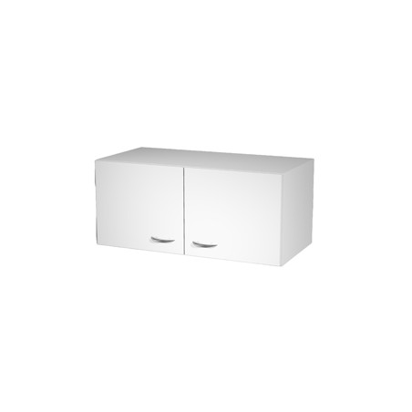 SOPRALZO A 2 ANTE 90x45,8cm - H40cm per ARMADI MODULARI BIANCO