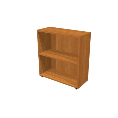 LIBRERIA BASSA A GIORNO 76x32cm - H81,5cm NOCE CHIARO