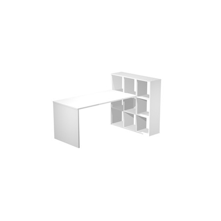 Postazione Home-Office 9 caselle L169 x P104 x H104cm Bianco