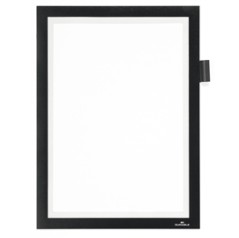 Cornice adesiva DuraframeÂ® Note A4 21X29,7cm nero DURABLE