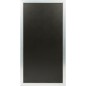 LAVAGNA Multiboard NERA 60x115cm cornice ARGENTO Securit