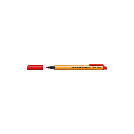 Pennarello GREENPOINTÂ® 0.8mm STABILO ROSSO