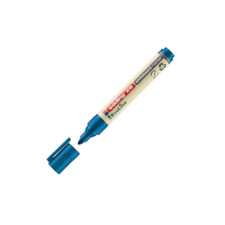 MARCATORE BLU PER LAVAGNE BIANCHE EDDING 28 ECOLINE TRATTO 1,5 - 3,00mm