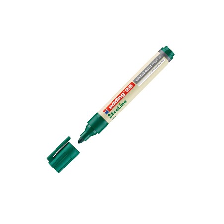 MARCATORE VERDE PER LAVAGNE BIANCHE EDDING 28 ECOLINE TRATTO 1,5 - 3,00mm