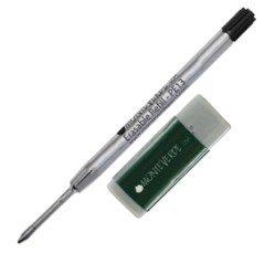 BLISTER 1 REFILL + GOMMA MONTEVERDE PER SFERA CANCEL. PARKER Â® NERO PUNTA MEDIA