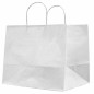 25 SHOPPERS CARTA KRAFT 32X20X33CM TWISTED LARGE AVORIO