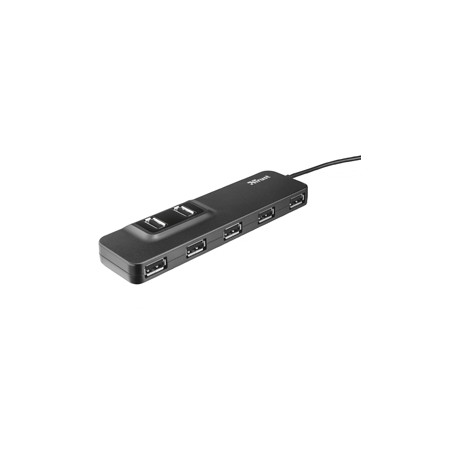 HUB OILA 7 PORTE USB 2.0 ALIMENTATO TRUST