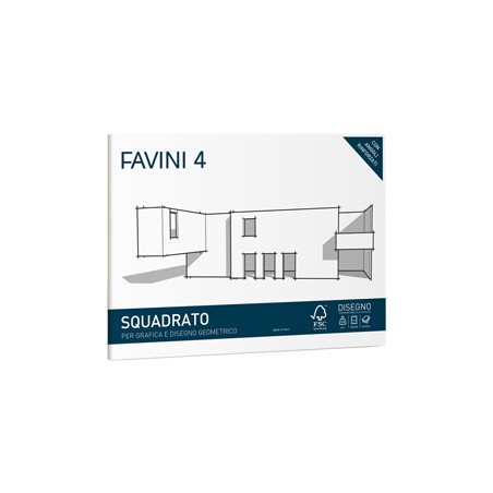 ALBUM FAVINI 4 24X33CM 220GR 20FG LISCIO SQUADRATO