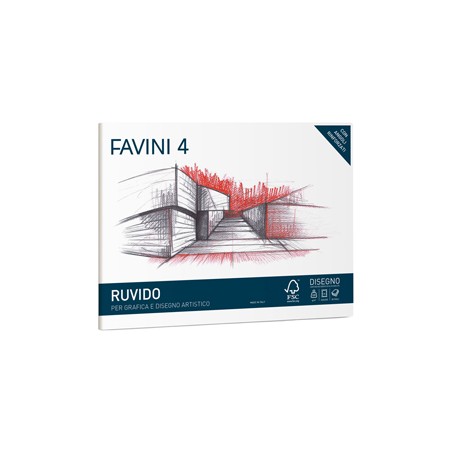 ALBUM FAVINI 4 24X33CM 220GR 20FG RUVIDO