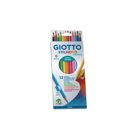 ASTUCCIO 12 PASTELLI STILNOVO ACQUARELL GIOTTO