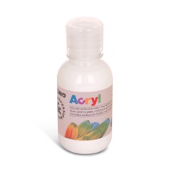 Colore acrilico fine Acryl 125ml bianco PRIMO