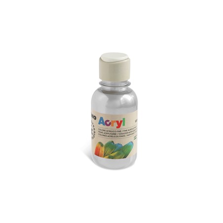 Colore acrilico fine Acryl 125ml argento PRIMO