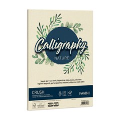 Carta Calligraphy Nature CRUSH A4 50fg 100gr agrumi FAVINI