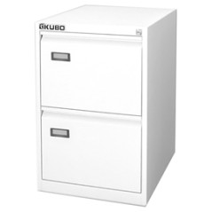 CLASSIFICATORE Kubo 2 CASSETTI per CART. SOSPESE BIANCO H 70cm