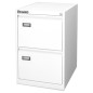 CLASSIFICATORE Kubo 2 CASSETTI per CART. SOSPESE BIANCO H 70cm