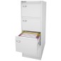 CLASSIFICATORE Kubo 4 CASSETTI per CART. SOSPESE BIANCO H 132cm