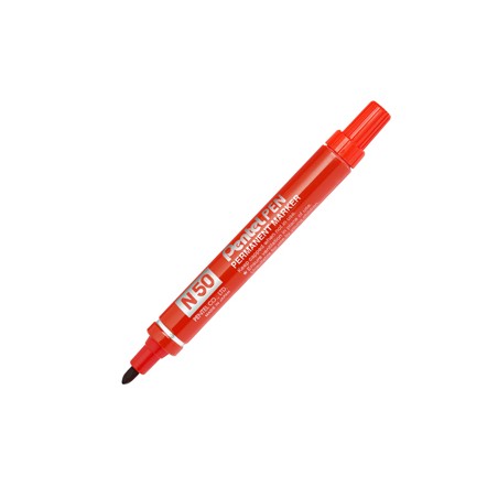 MARCATORE PENTEL PEN N50 ROSSO P.TONDA