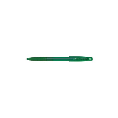 Penna a sfera SUPERGRIP G con cappuccio punta 0,7mm verde PILOT