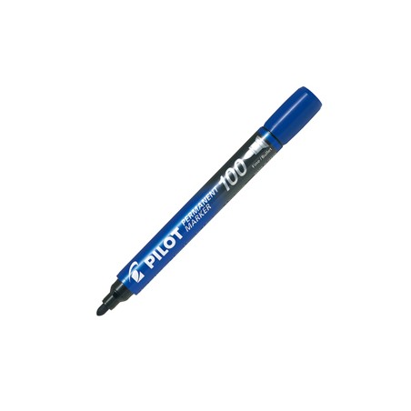 MARCATORE PERMANENTE 100 BLU P.TONDA 4.5MM PILOT