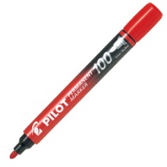 MARCATORE PERMANENTE 100 ROSSO P.TONDA 4.5MM PILOT