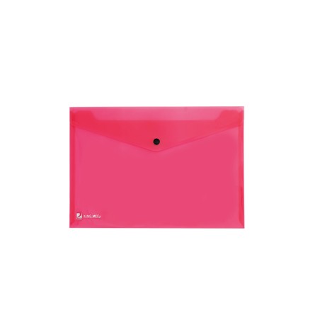 BUSTA CON BOTTONE PULL ROSSO 21X29.7CM