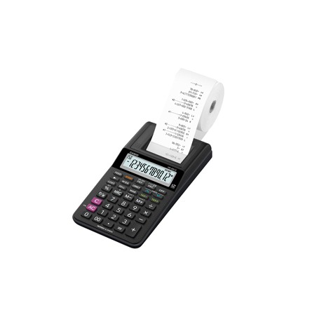 CALCOLATRICE SCRIVENTE 12 CIFRE HR-8RCE NERO CASIO