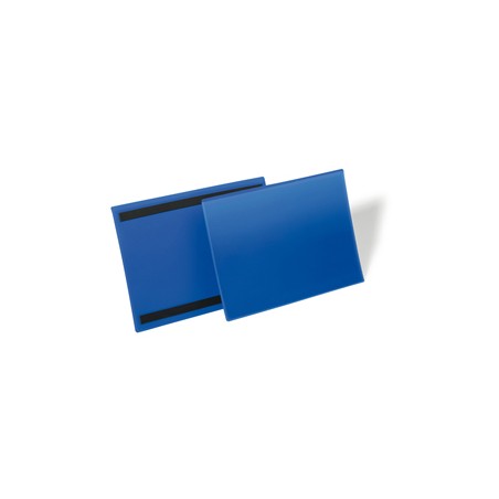 50 buste identificazione magnetiche 297x210mm (A4-ORIZ.) art.1745 Blu DURABLE