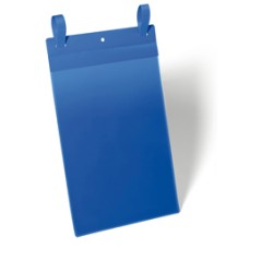 50 buste identificazione con fascette 210x297mm (A4-VERT.) art.1750 Blu DURABLE