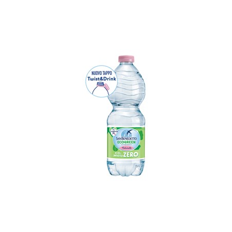 Acqua naturale bottiglia PET 500ml San Benedetto