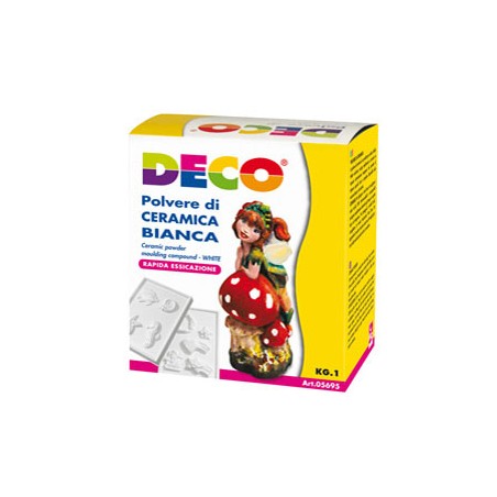 Polvere di ceramica bianca 1kg DECO