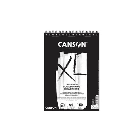 Album XL Dessin Noir f.to A4 150gr 40fg Canson