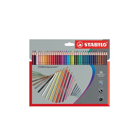 Astuccio 36 pastelli Stabilo AQUACOLOR 1636-7